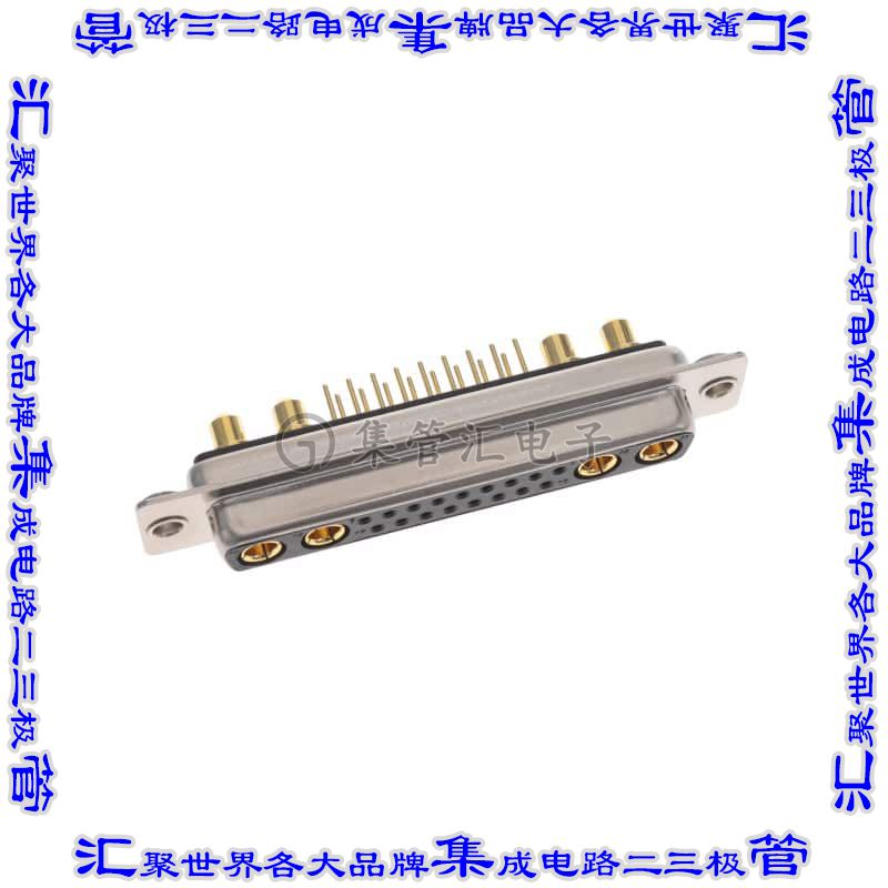 681M21WA4SL011 连接器21(17+4电源)插座母插口2排D-Sub组合式面