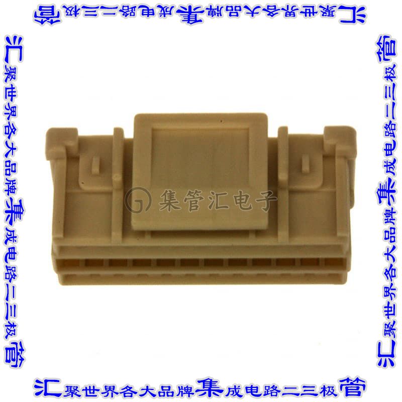 PNDP-24V-Z 矩形连接器外壳24POS插座2排2mm母形插口乳白自由悬挂