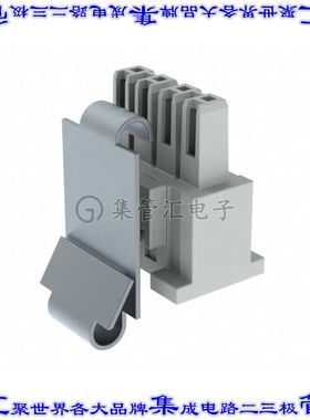 IPD1-04-S-K-M 矩形连接器外壳4POS插座2.54mm母形插口白色自由悬