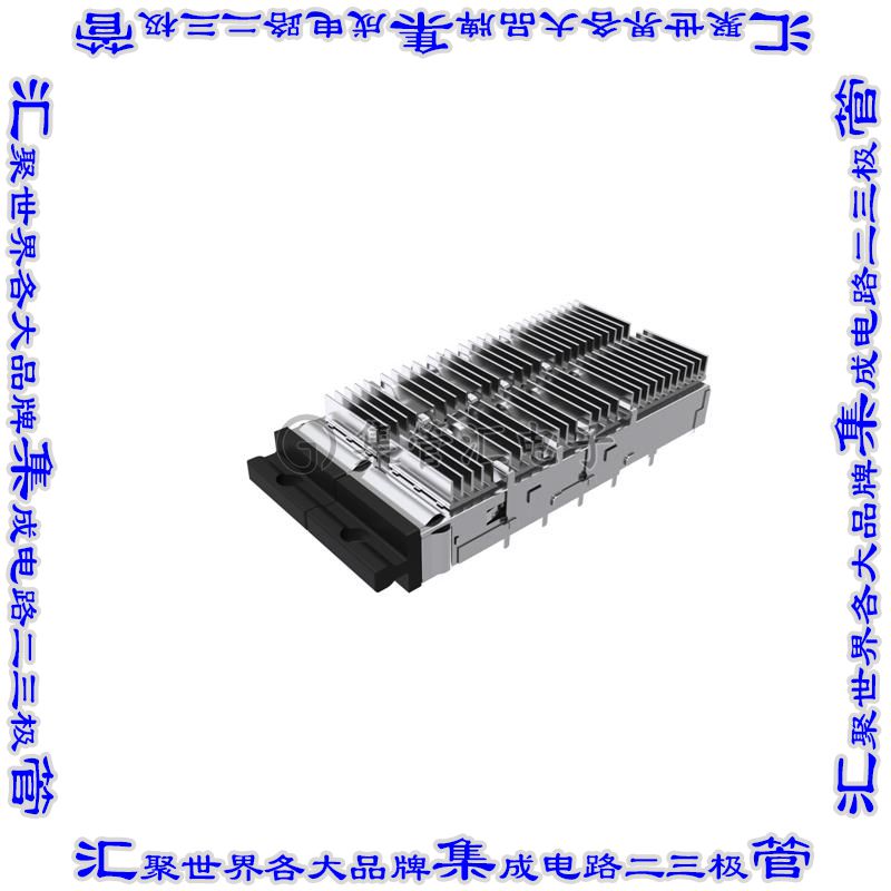 UE36C2620005C32 插拔式连接器外壳成组(1 x 2)QSFP-DD通孔直角压