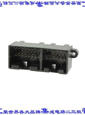 174979-2 针座连接器28POS 2排2.5mm公形插针通孔直针锡