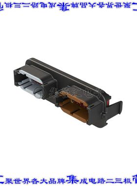 ATM13-12PA-12PD-BM03 针座连接器12,12插座2排公形插针通孔锡