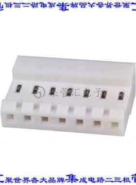 3-640429-7 矩形连接器7POS插座3.96mm母插口白色IDC锡自由悬挂