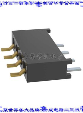 MMS-104-02-L-SH-TR 针座连接器4POS插座2mm母形插口表贴SMD镀金
