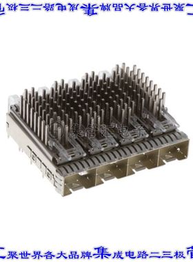 2198233-4 插拔式连接器外壳成组(1 x 4)SFP+通孔直角压配