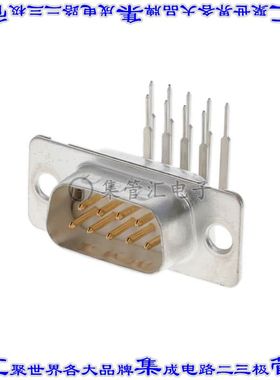 DE09P565CTXLF 连接器9POS插头公引脚2排D-Sub通孔直角