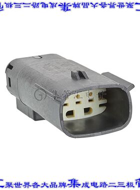 334813301 0334813301矩形连接器外壳3POS插头3.5mm公形引脚黑色