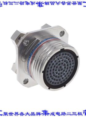 KJAD0T21F35SN115 圆形连接器79POS插座母插口焊接面板安装通孔