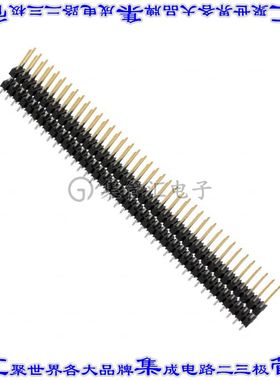 4-146490-0 连接器80POS针座间隔柱2排2.54mm通孔镀金