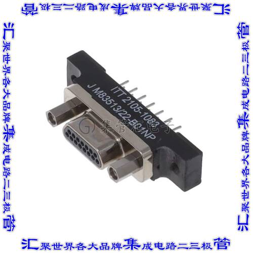 M83513/22-B01NP 连接器15POS插头公引脚2排D-TYPE型自由悬挂