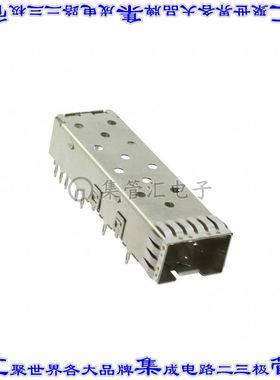 2057159-1 插拔式连接器机架SFP+通孔直角压配