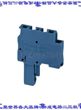 3043200 端子块连接器1(配接),2(输入)插头母插口蓝色自由悬挂