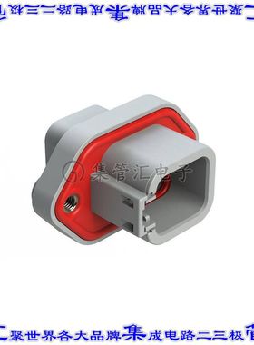 ATP04-6P-PM06 矩形连接器外壳6POS插座2排公形引脚灰色面板安装