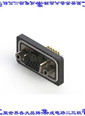 634-W15-262-012 连接器15POS插座母插口3排D-Sub高密度面板安装