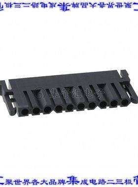 TST10PF00 矩形连接器外壳10POS插头5.08mm母形插口黑色自由悬挂