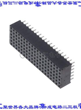 SQW-119-01-L-6 针座连接器114POS插座6排2mm叉状通孔直针镀金