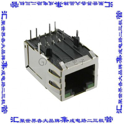 J1012F21KNL 接插件连接器CONN JACK 1PORT 100 BASE-TX PCB