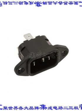 6ESRM-3 电源接入连接器3POS插座公型片状插脚IEC320-C14面板安装