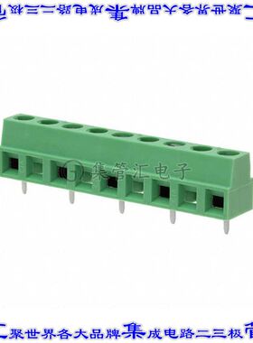 691241610005 线对板连接器5POS接线端子10.16mm通孔水平带板