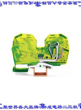 285-637 端子块连接器2POS接地地面16.0mm绿色黄色2-10AWG