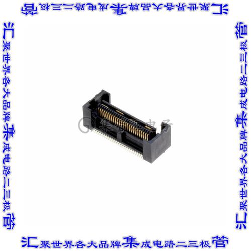 QFS-026-04.25-L-D-A 板对板连接器52POS插座中央带触点2排0.64mm