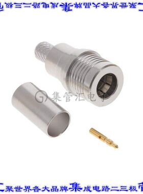 R123076000 同轴连接器QMA插头公引脚压接50欧姆自由悬挂