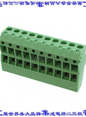 1853094 端子块连接器10POS插头母插口5.08mm绿色自由悬挂