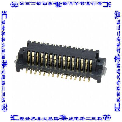 10132798-031100LF 板对板连接器30POS插座中央带触点2排0.5mm表
