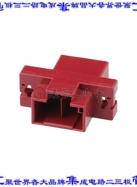 DF60-2EP-10.16C(15) 矩形连接器外壳2POS插头10.16mm红色面板安