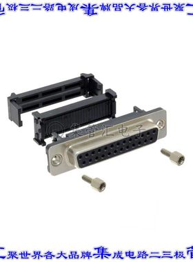 410F0-25-1-004S 连接器25POS插座母插口2排D-Sub自由悬挂