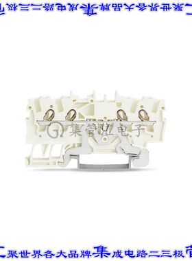2001-1408 端子块连接器4POS接地地面4.2mm白色14-22AWG