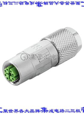 1516330000 圆形连接器8POS插头母插口IDC镀金自由悬挂