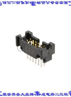 45212-600230 针座连接器12POS接头2排1.27mm公形插针通孔直针镀