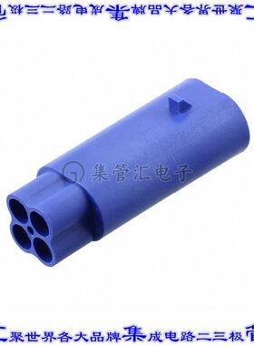 776309-1 矩形连接器外壳2POS插座2排6mm公形引脚蓝色自由悬挂