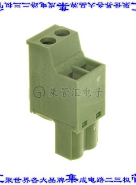 1777280 端子块连接器2POS插头母插口5.08mm绿色自由悬挂