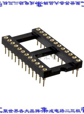 SA246040 连接器IC插座DIP 15.24mm插口24(2 x 12)位置镀金通孔