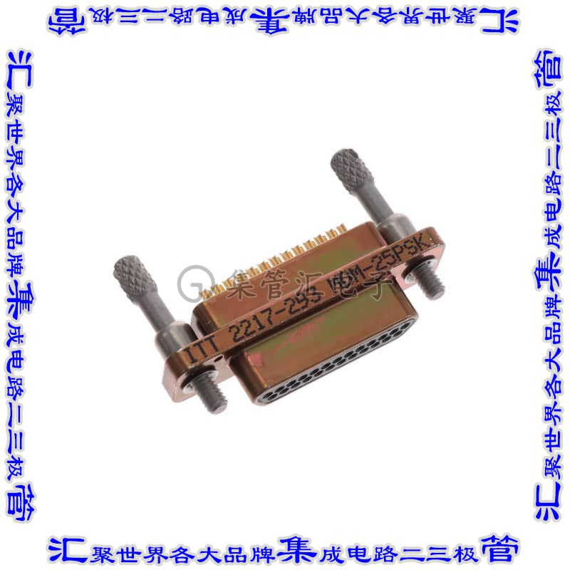 MDM-25PSK 连接器25POS插头公引脚2排D-TYPE型面板安装