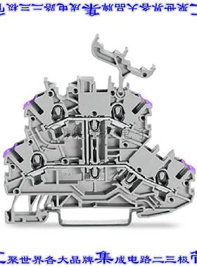 2000-2238 端子块连接器4POS馈通式3.5mm灰色16-24AWG