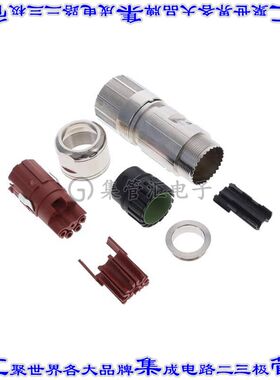 HSA002N00420100000 圆形连接器11(6+4电源+PE)插头外壳用于母插