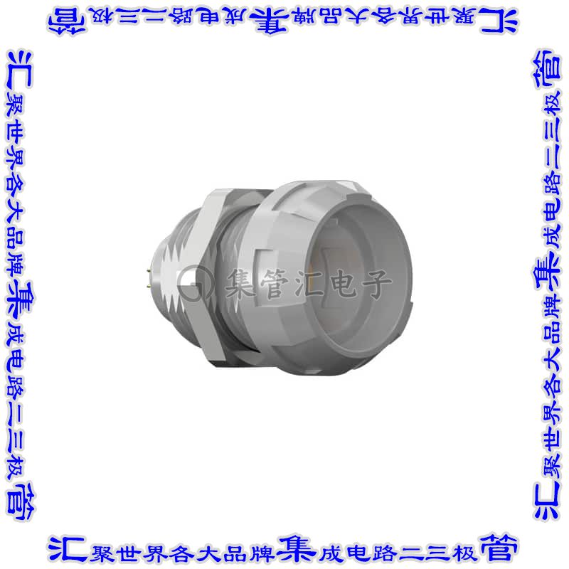 G91MA7-P10LCC0-0000圆形连接器10POS插座母插口焊杯镀金面板安