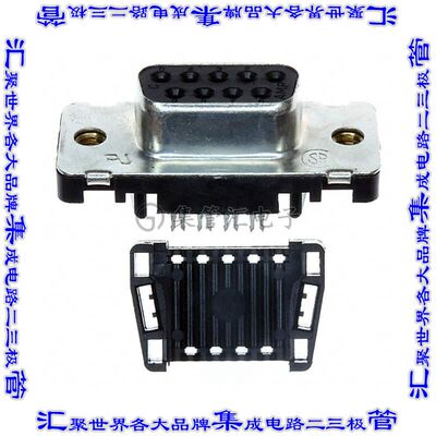 1658610-4 连接器9POS插座母插口2排D-Sub自由悬挂