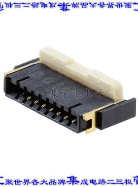 AYF530665TA 连接器6POS FFC/FPC 0.5mm触头上和下表面贴装直角