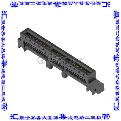 6-2340324-4 卡边缘连接器140POS母头2排0.6mm黑色镀金