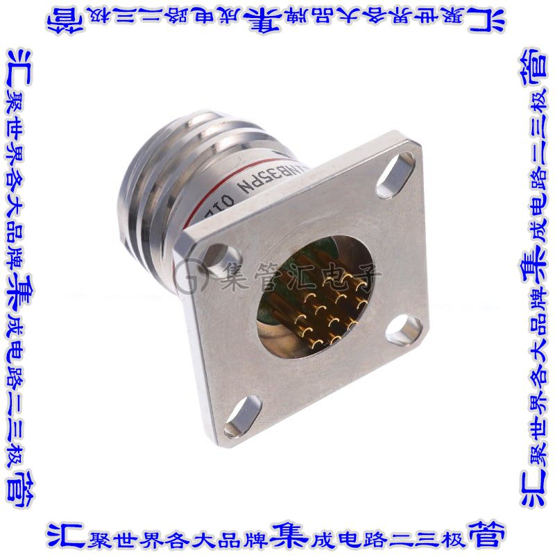 D38999/21NB35PN 圆形连接器13POS插座公形引脚焊杯镀金面板安装