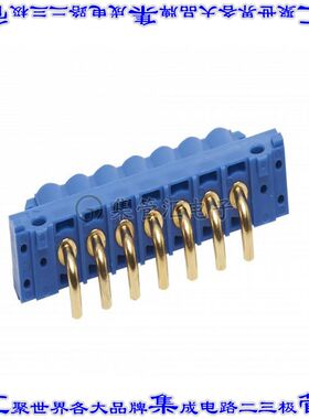 10156982 针座连接器7POS接头8.4mm公形插针通孔镀金