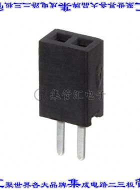 M50-3030242 针座连接器2POS插座1.27mm母形插口通孔直针镀金