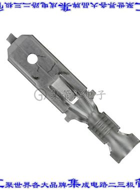 62553-3 快速连接器端子公头6.35mm压接18-22AWG