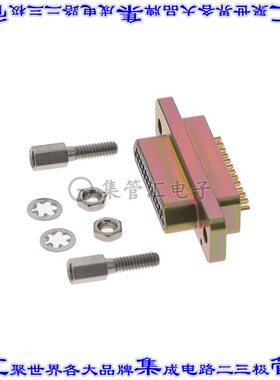 MDM-25PSM7 连接器25POS插头公引脚2排D-TYPE型面板安装