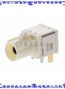 2011260002 同轴连接器SMB插孔公引脚焊接50欧姆通孔直角