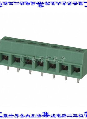 1729173 线对板连接器7POS接线端子5.08mm通孔水平带板